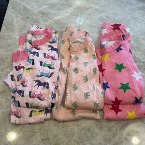 3 Sets of Hanna Andersson PJS, Size 8